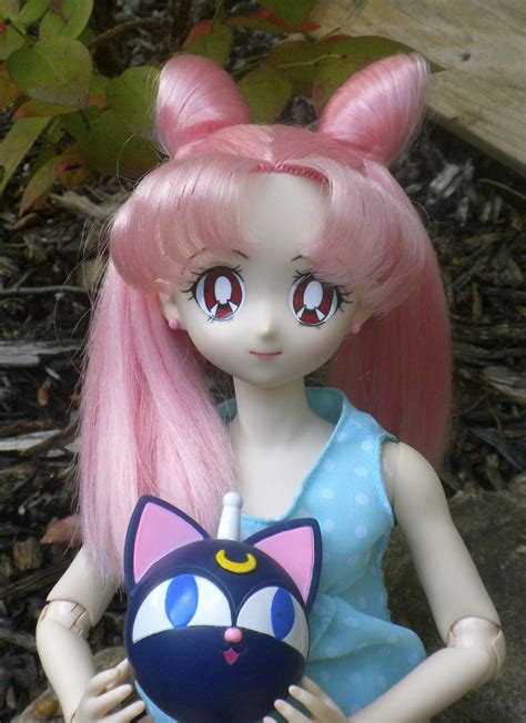 Custom Obitsu 40cm Sailor Moon Chibi Moon Doll Bjd By Go Dolly On