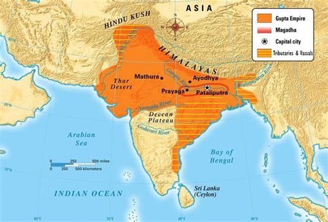 The Gupta Empire At Its Peak Under Chandragupta Ii C 400