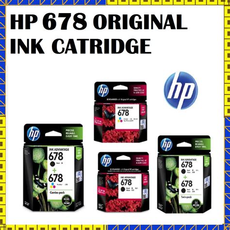 Original hp 678 black ink cartridge. HP 678 BLACK / COLOR / COMBO / TWIN PACK Ink Cartridge FOR ...