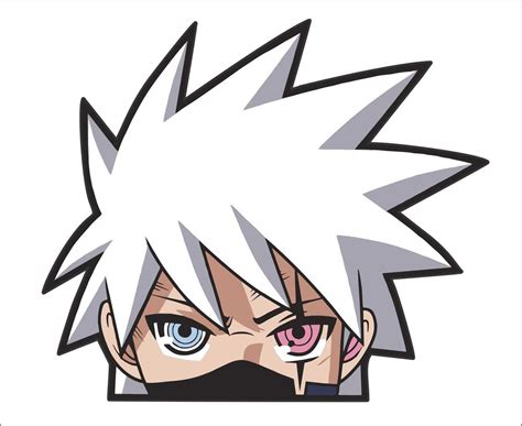 Kakashi Peeking Window Vinyl Decal Sticker Cars Anime Naruto Cartoon