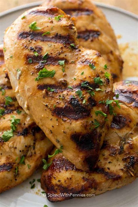 Easy Grilled Chicken Breasts On A Budget Karinokada