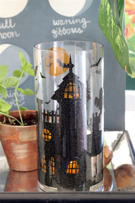 Haunted House Pillar Candle Holder Sparkle Living Blog