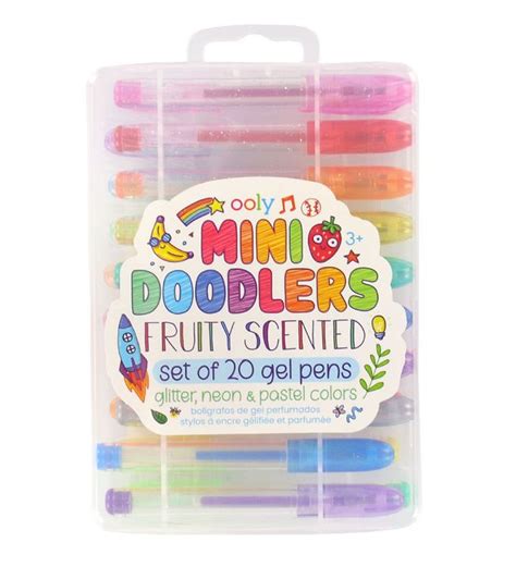 Ooly Pens 20 Pcs Gel Mini Doodlers Multicolour