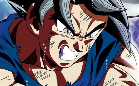 Downaload Goku Dragon Ball Super Angry Face Anime 5k Wallpaper