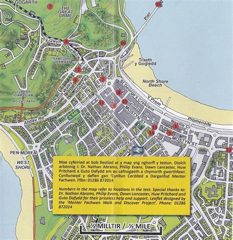 Llandudno Travel Guide At Wikivoyage Printable Street