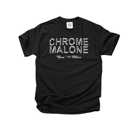 Post Malone X H D Chrome Malone Tee Post Malone Official Shop