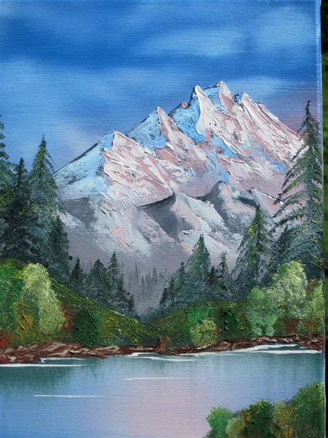 Paintings Winter Landscape Painting Mountain Landscape Painting