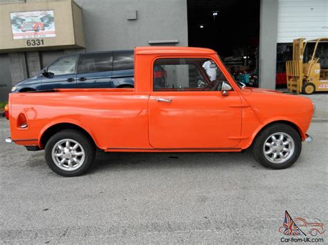 Austin Mini Cooper Pick Up 1980 Fully Restored In Orange