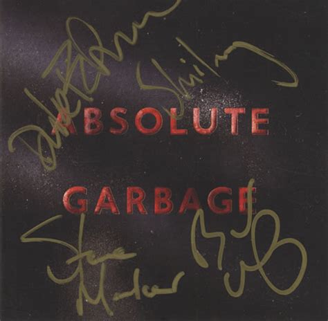 Garbage Absolute Garbage Autographed Booklet Us 2 Cd Album Set