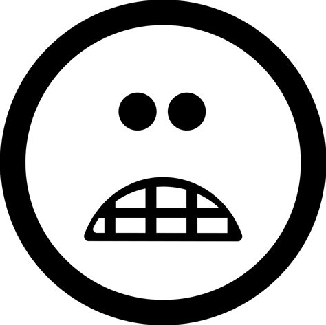 Scared Face Png Icon Clipart Full Size Clipart 5598764 Pinclipart