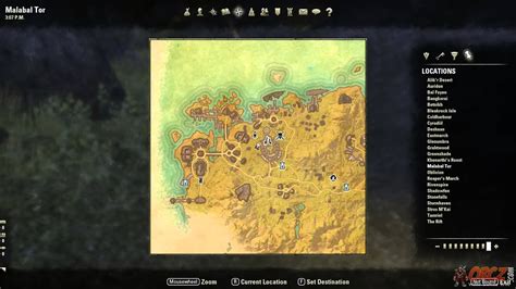 Malabal Tor Treasure Map I Location The Elder Scrolls Online Youtube