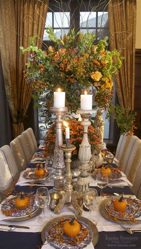 Antiques in Style | Fall table settings, Thanksgiving table settings