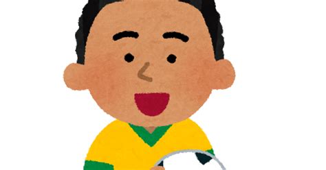 ブラジルのサッカー少年のイラスト | かわいいフリー素材集 いらすとや