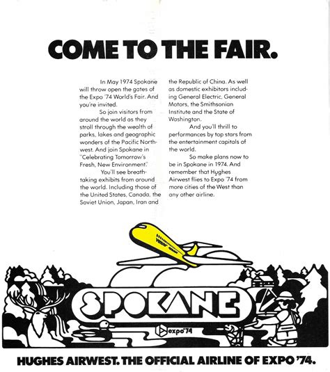 REFLECTIONS Extra – Expo ’74 – Spokane - Northwest Airlines History Center