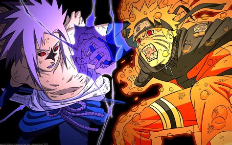 Sasuke Vs Naruto Your Daily Anime Wallpaper And Fan Art