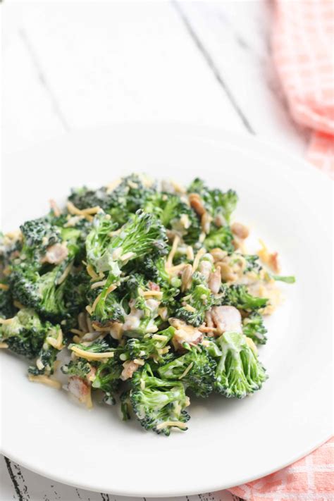 Easy Keto Broccoli Salad Quick Low Carb Side Dish