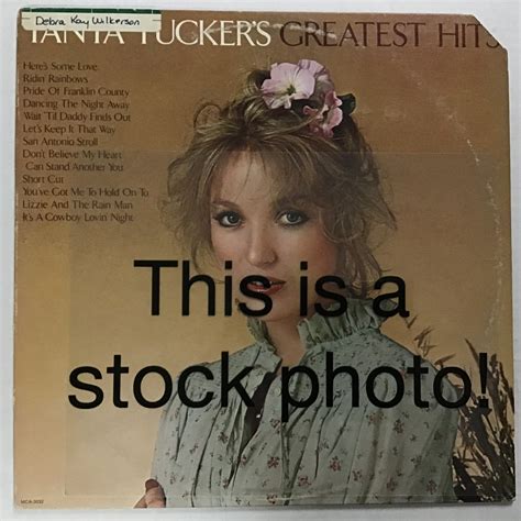 Tanya Tucker Greatest Hits Promo Vinyl Record Lp