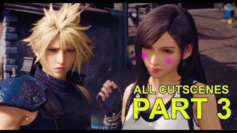 Final Fantasy Vii Remake All Cutscenes Part 3 Youtube