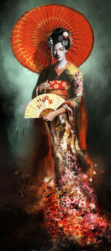 25 beautiful examples of geisha artworks