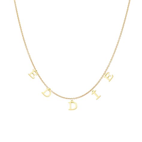 Build Your Own Name Necklace Gypsealust