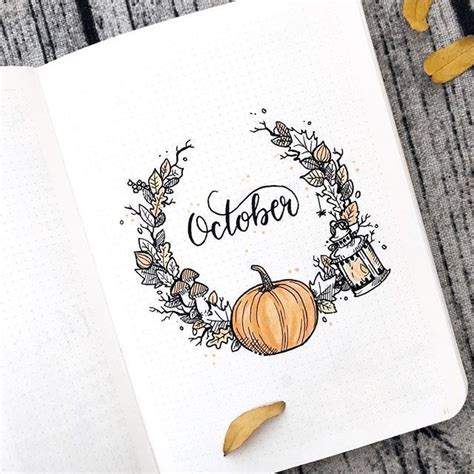 Hello October Inked Simplicity Colorized For The Season Gather With