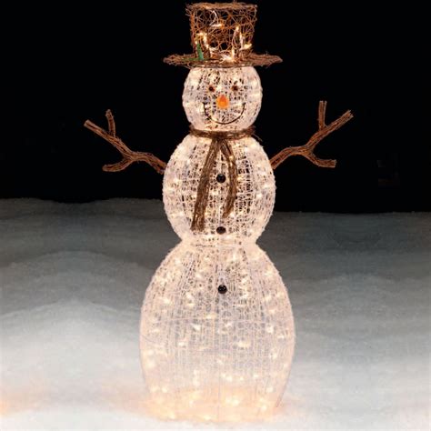 Christmas Light Snowman Outdoor