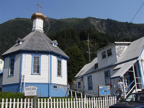 Historic St Nicholas Russian Orthodox Church In Juneau Alaska Pics