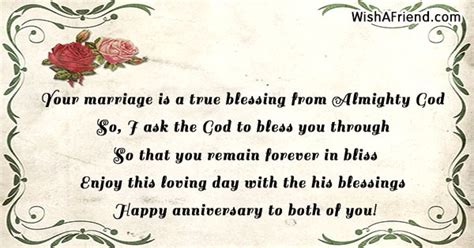 Prayer Blessing Wedding Anniversary Wishes Wedding