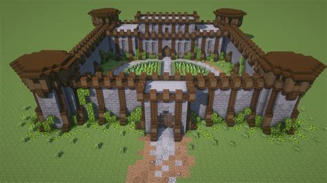 A Dark Oak Medieval Castle Rminecraft