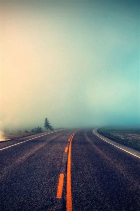 Photo Of Road With Fogs During Daytime Hd Wallpaper Wallpaper Flare