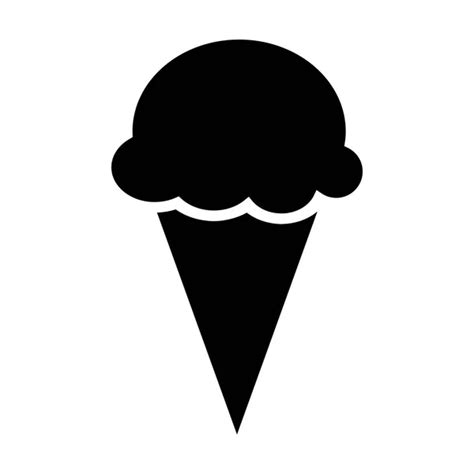 Icono Del Helado Vectorial En Un Fondo Blanco Vector De Stock Untashable