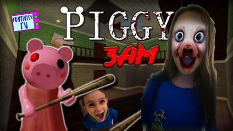 Playing Roblox Piggy Horror Game At 3am Youtube