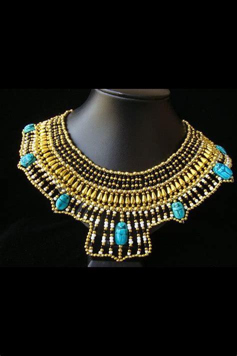 Ancient Egyptian Beaded Cleopatra Collar By Cleopatracollar 1400