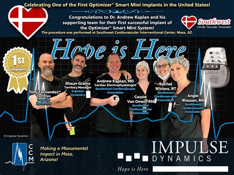 Impulse Dynamics Announces First Implants Of Optimizer
