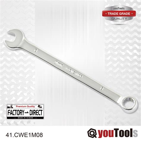 Combination Wrench 8 Mm Extra Long Ring Open End Wrench Youtools