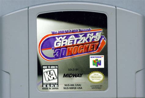 Wayne Gretzkys 3d Hockey 1996 Box Cover Art Mobygames