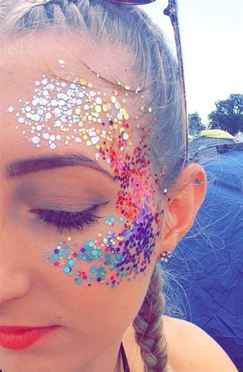 Festival Makeup Face Glitter Glitterface Maquiagem Carnaval
