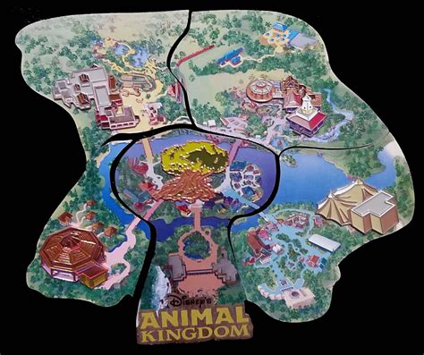 Disneys Animal Kingom Atlas Map Pin Discovery Riverboats