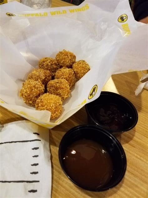Get Ready To Indulge In Deliciousness Buffalo Wild Wings Cheesecake Bites Recipes The Cake