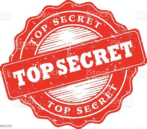 Top Secret Rubber Stamp Ink Imprint Icon Stock Vector Art And More Images