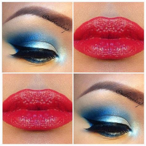 The Bloomin Couch Fourth Of July Makeup Inspiration