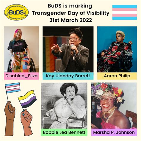 disabled people on transgender day of visibility 2022 buds