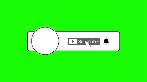 Youtube channel end screen mogrt template 03. Subscribe bell Button Intro Green - YouTube