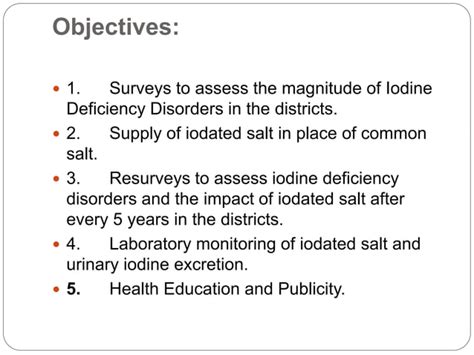 National Iodine Deficiency Disorders Control Programme Niddcp Ppt