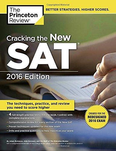 Reading Cracking The New Sat With 4 Practice Tests 2016 Edition Created For The Redesigned