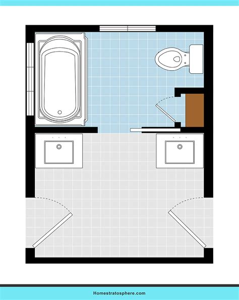 35 Bathroom Layout Ideas Floor Plans To Get The Most Out Of The Space