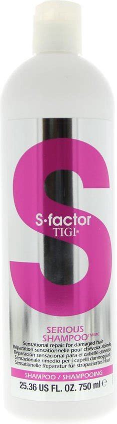 Tigi S Factor Serious Shampoo Ml Bol Com