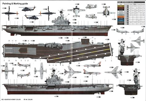 Uss Intrepid Cvs 11 Color Profile And Paint Guide Added Military
