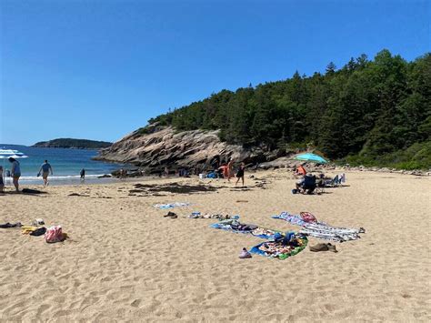 Sand Beach Visitors Guide Acadia National Park Acadia East Campground