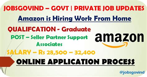 Amazon Is Hiring For Seller Partner Support Associates Work From Home